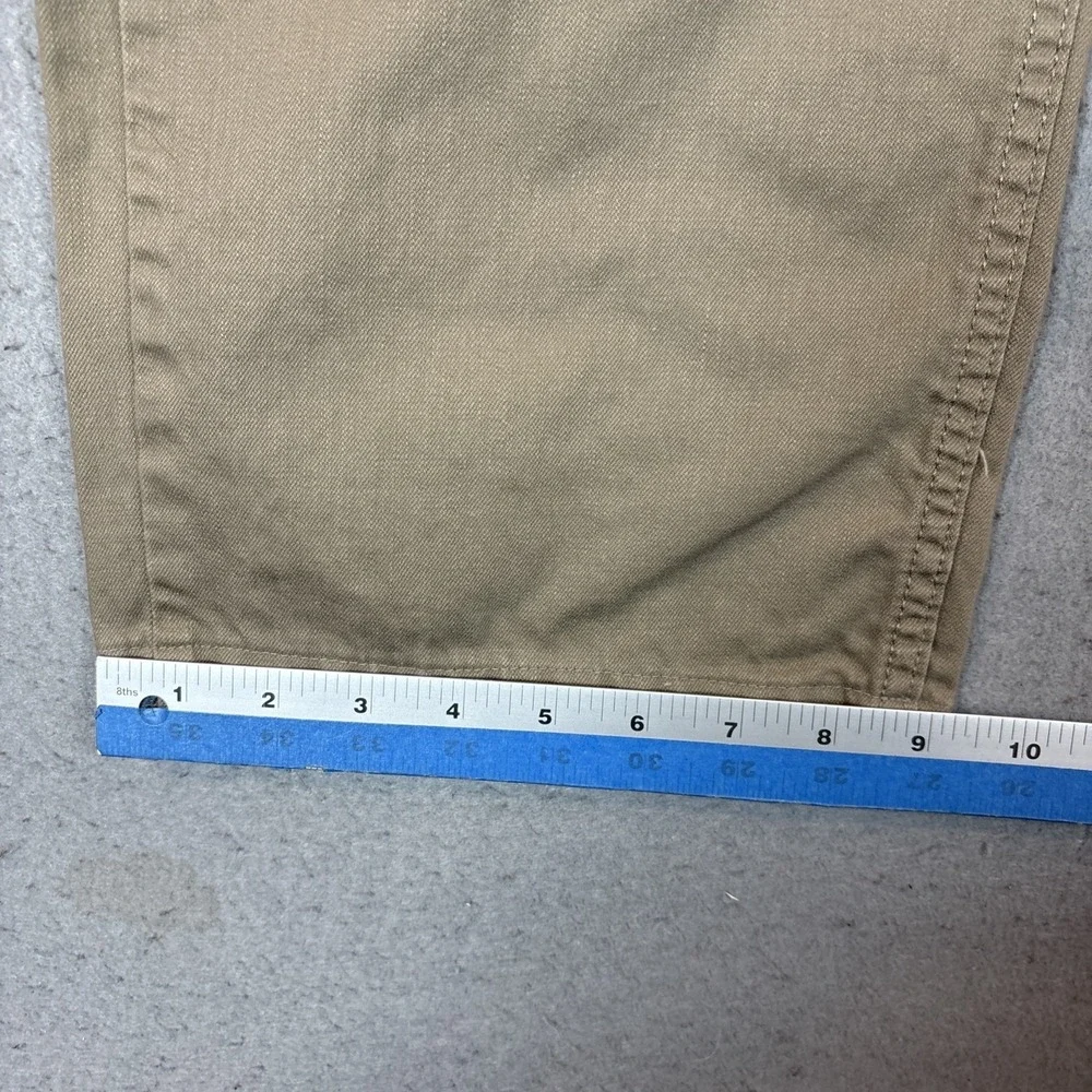 Levi's 559 Men Relaxed Straight Fit Jean 40X30 (40x27) Hemmed Brown Denim